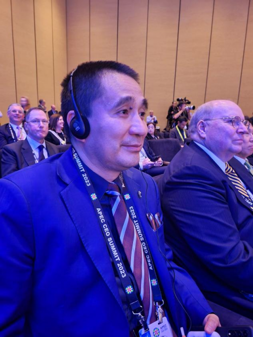 和谐共处 共同发展 爱国人士华国中应邀参加美国旧金山2023(APEC)峰会